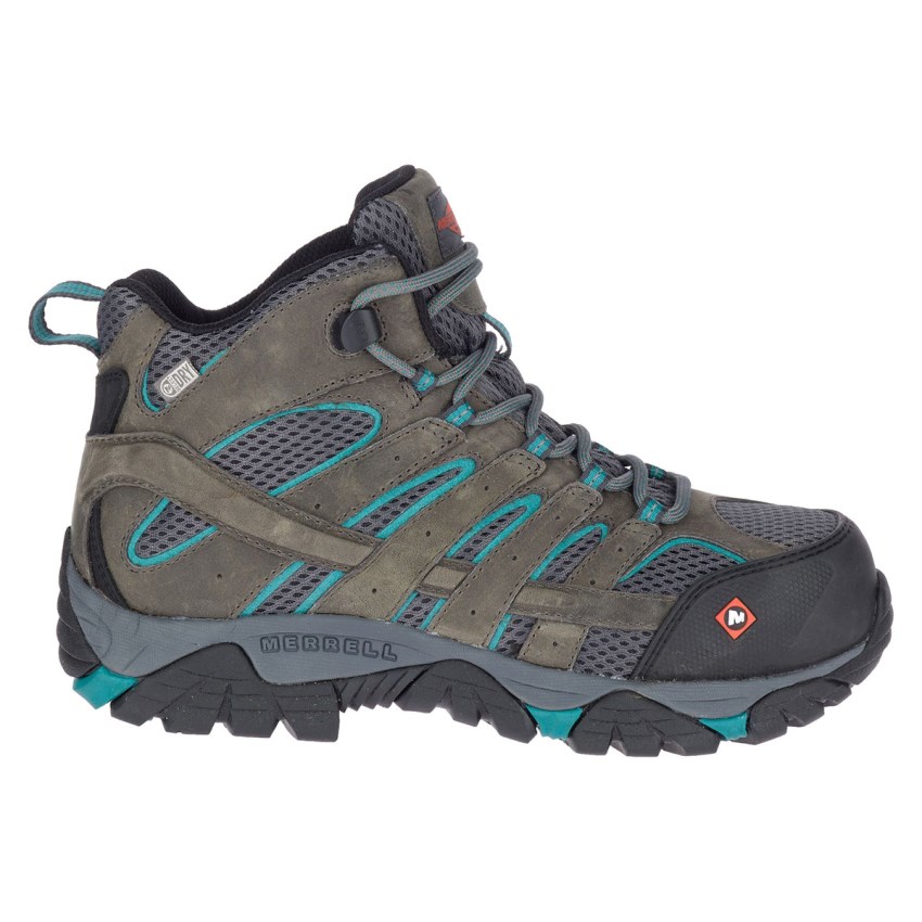 Botas de Seguridad Merrell Moab Vertex Mid Waterproof Comp Toe Mujer MX.Q.WKP